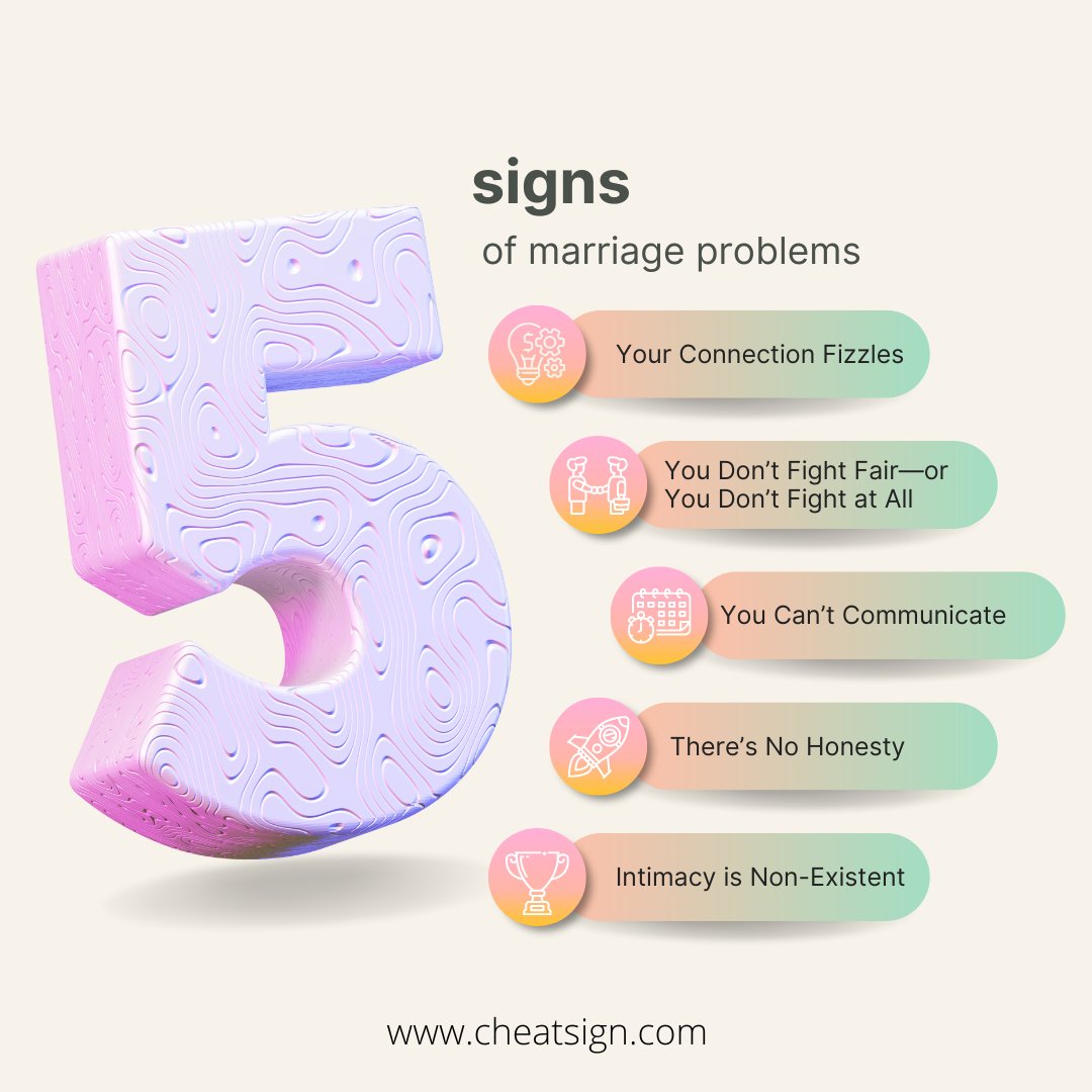5 Signs Of Marriage Problem
cheatsign.com/how-to-trust-y…
#cheating #cheat #cheater #cheatwithgirlfriend #cheatwithboyfriend #howtotrustyourboyfriend #cheatsign #quotes #developer #retweet #lovelife #love #women #BoysLove #girls #boys