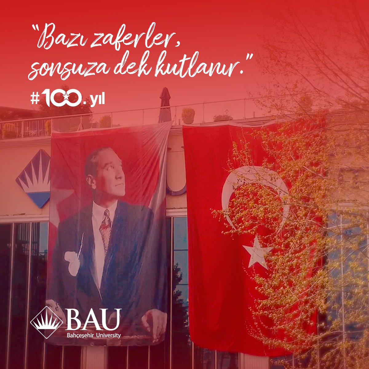 "Bazı zaferler, sonsuza dek kutlanır."

Büyük Taarruz Zaferi'nin 100. yılını kutluyor, Ulu Önder Mustafa Kemal Atatürk ve silah arkadaşlarını saygıyla anıyoruz. 🇹🇷