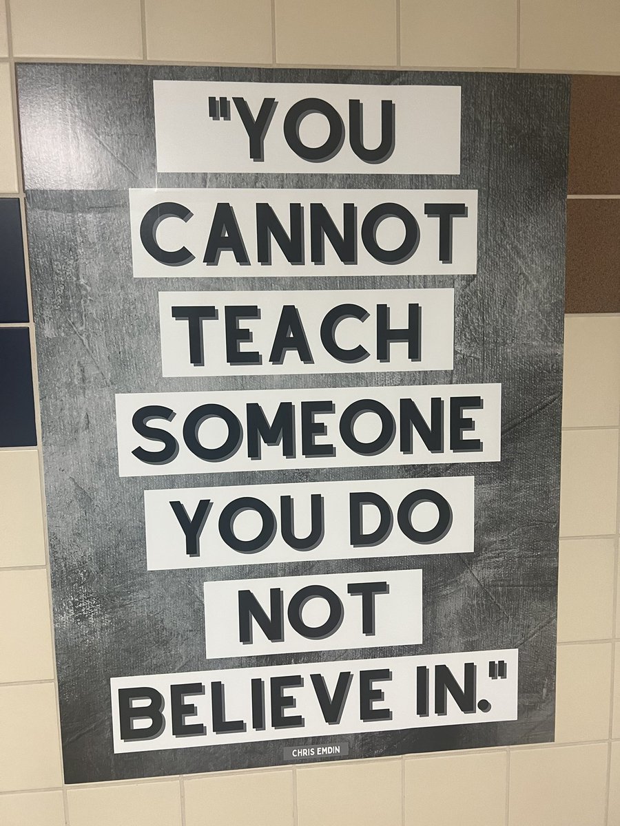 I would add you cannot follow someone you do not believe in. You cannot learn from someone you do not believe in. I hope our teachers and students hear me loudly this morning... #RISDBelieves in YOU and so do I! You will do great things today! 💙💜❤️💚