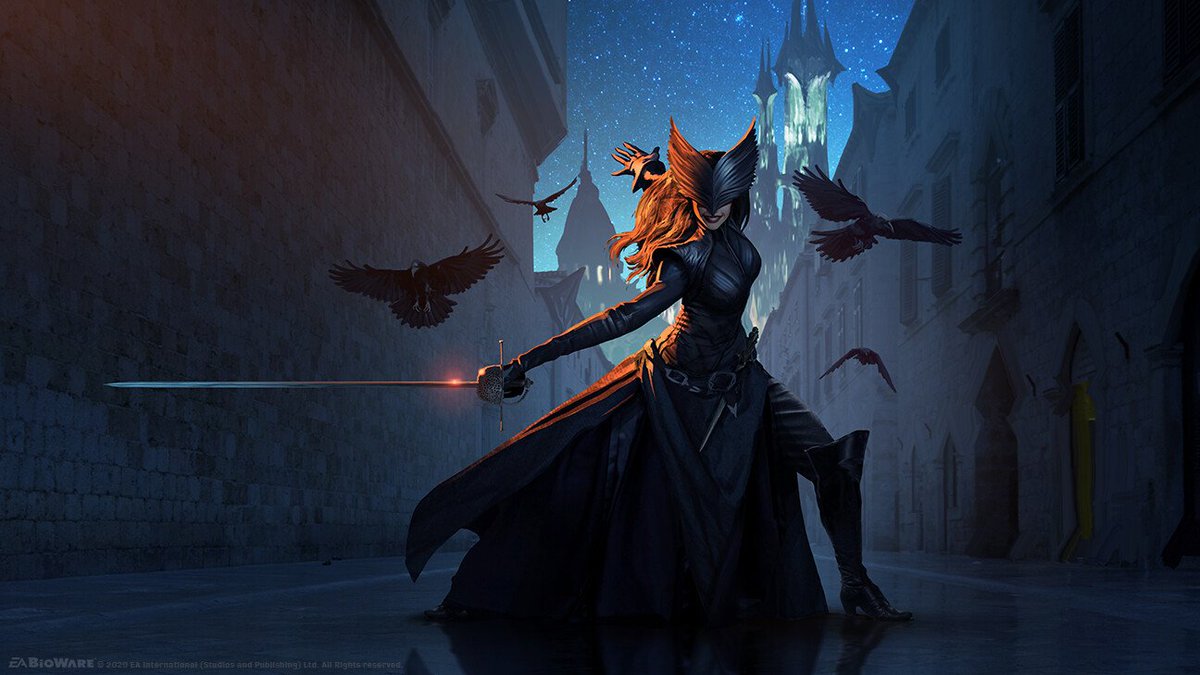 DragonAge_it's tweet photo. Una delle concept art di Dragon Age: Dreadwolf più apprezzate dai fan.
Tutti hanno riconosciuto in questa spadaccina uno dei Corvi di Antiva, gli assassini più temuti del Thedas, che sicuramente avranno un ruolo importante in DA:D!
#DragonAge #DragonAgeDreadwolf #AntivanCrows https://t.co/nEe9sPsLPV