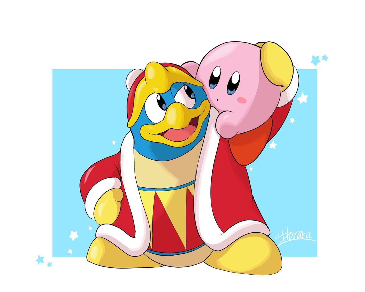 カービィ 「dedede and Kirby 」|ハララバリーのイラスト