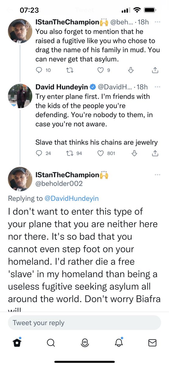 PeterPsquare's tweet photo. SHORT STORY!

It's disgusting that despite the hardship,insecurity and hunger, some people still have mouth to talk.🤮🤮🤮 And even in July you were begging and tagging a so called “Biafran” 🫣 https://t.co/U8K8wB22GM