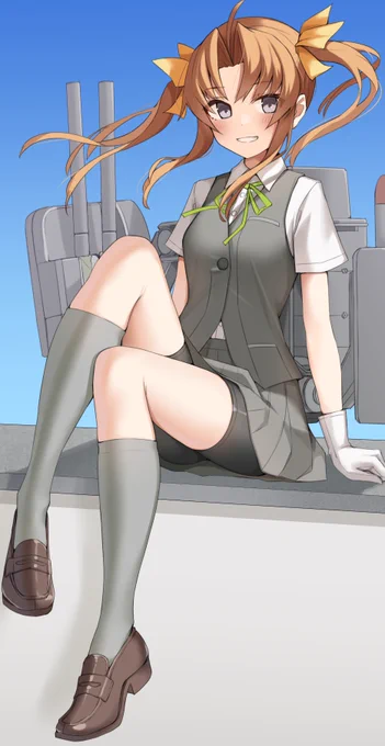 skebで描いた艦これの陽炎ちゃんです! 