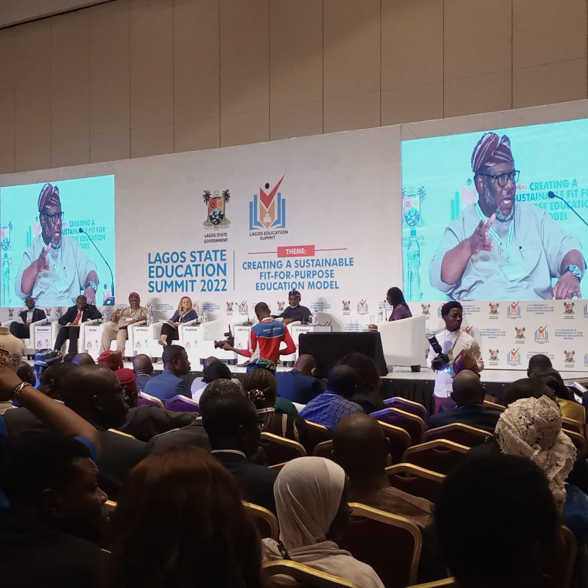 Dashboardng's tweet photo. Panel session ongoing at the #LagosEducationSummit https://t.co/je3pAFSFJX