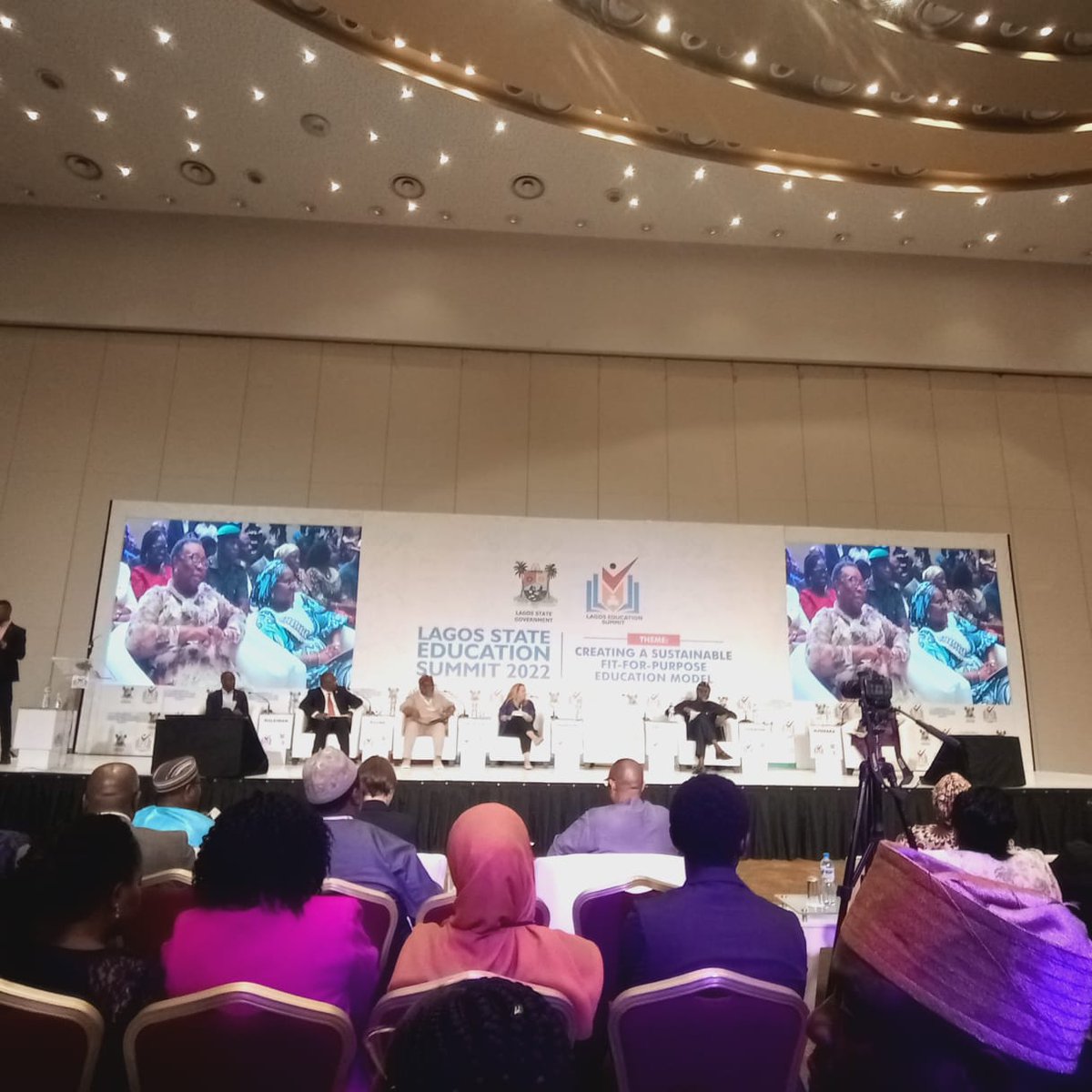 Dashboardng's tweet photo. Panel session ongoing at the #LagosEducationSummit https://t.co/je3pAFSFJX
