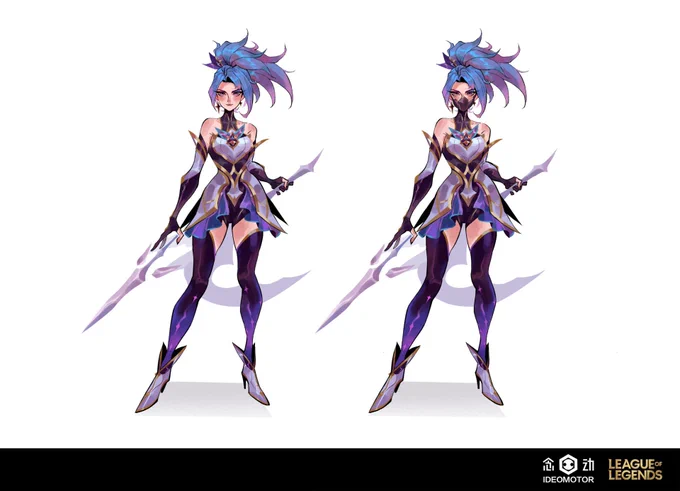 Star Guardian Akali Cinematic Concept Art by IDEOMOTOR Studio  