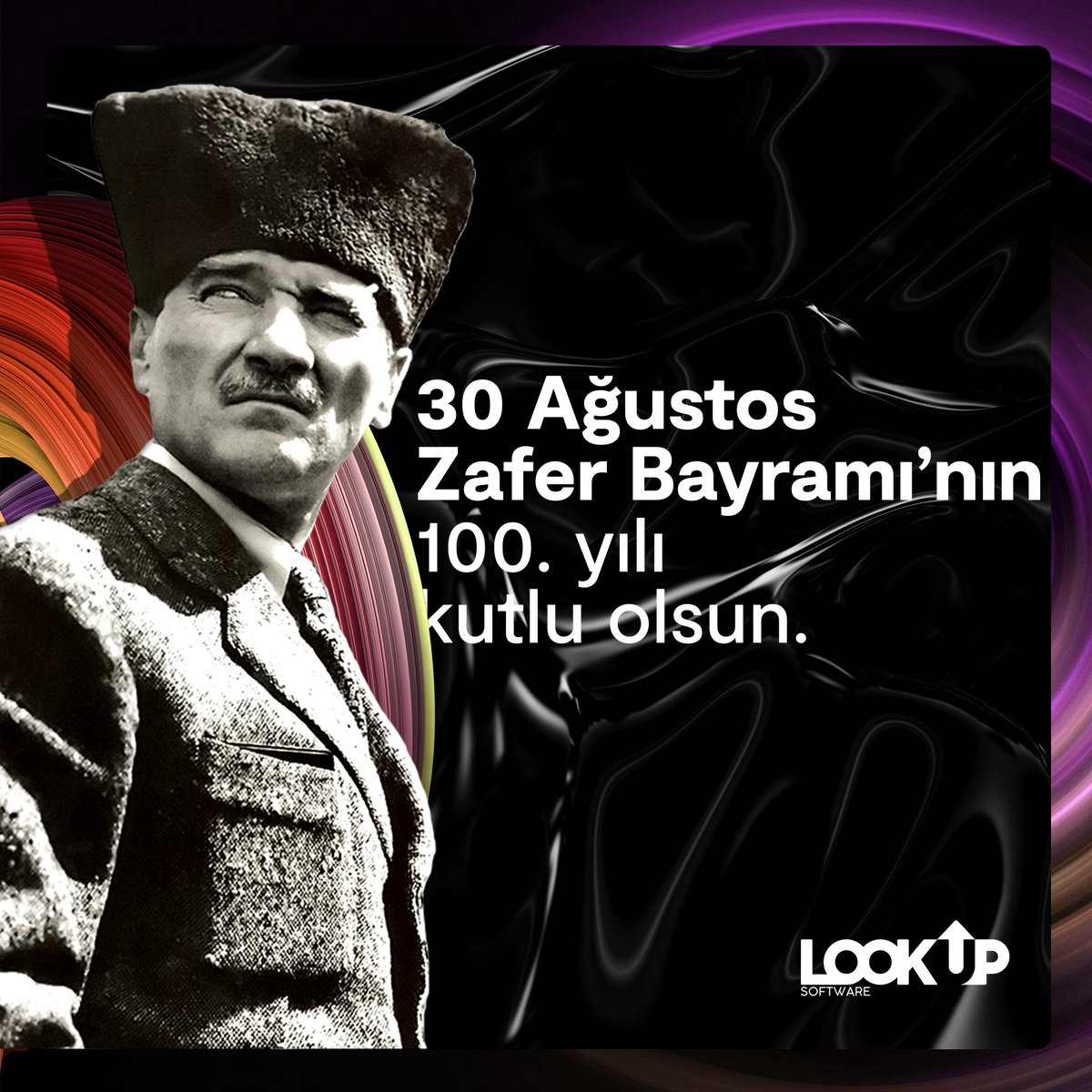 lookupsoftware's tweet photo. 30 Ağustos Zafer Bayramı'nın 100. yılı kutlu olsun.

#30Ağustos #ZaferBayramı #Türkiye https://t.co/uN1V3uVHSi