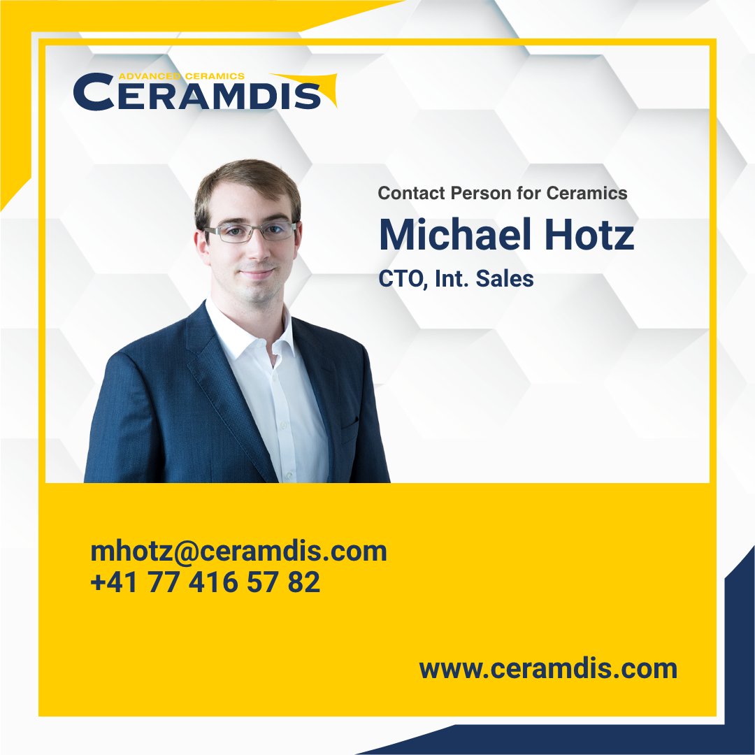 ceramdis's tweet photo. Come visit us at the Ceramics Expo Cleveland at booth 1210
#ceramics #ceramique #ceramic #siliconnitride #aluminiumnitride #boronnitride #zirconiumoxide #aluminiumoxide #cesinit #swissmade #foodindustry #laboratory #industry
@ceramicsexpo #ceramicsex https://t.co/Z9giWuw5PT https://t.co/zRcuB06lu0