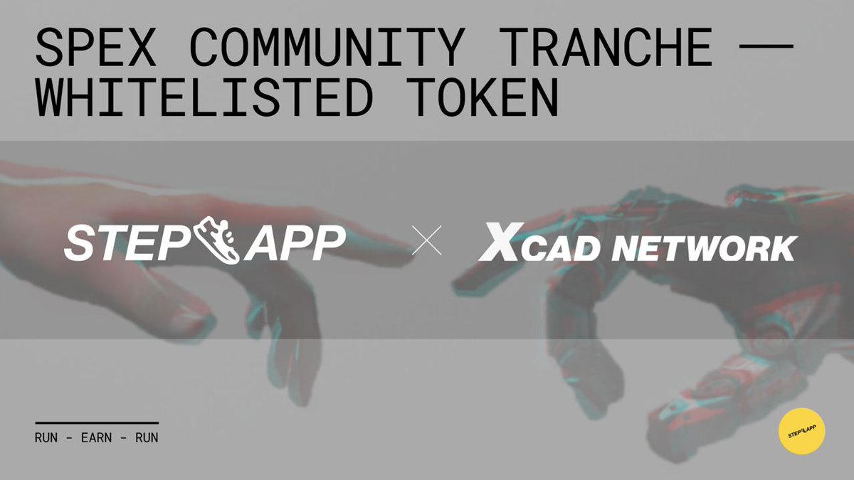 StepApp_'s tweet photo. SPEX Community Tranche — 
Second Whitelisted Token: XCAD Network

@XcademyOfficial (XCAD) token is the second whitelisted community token. XCAD team and community add $XCAD/ $USDC liquidity to StepEx to participate in the Lockdrop.

Welcome to the Step ecosystem!
1/2 https://t.co/cqCTF3O1ov