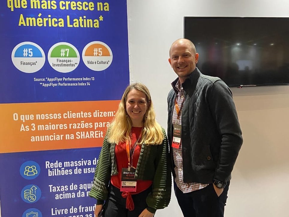 SHAREitBusiness's tweet photo. Thank you everyone who met us at Digitalks in São Paulo last week!

Deborah Urbach Malheiro, Sales Lead for Latam at SHAREit had a super insightful talk about the expansion of Asian E-commerce in Brazil and how SHAREit is creating a growth infrastructure for e-commerce brands. https://t.co/NxGQ8N29R4