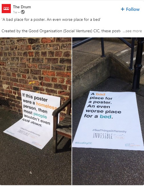 JasonRHogue's tweet photo. Smart posters for a good cause. https://t.co/GNy265JXIc