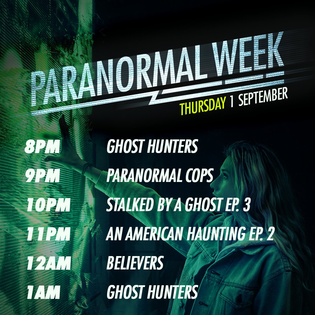 BLAZETVUK's tweet photo. Things not to say while watching #ParanormalWeek:
1. Did it suddenly get cold in here?
2. Ghosts aren't real!
3. I'll just check out that strange noise in the basement... https://t.co/jkpQi2tRjC
