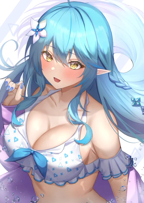 水着ラミィさん。#LamyArt 