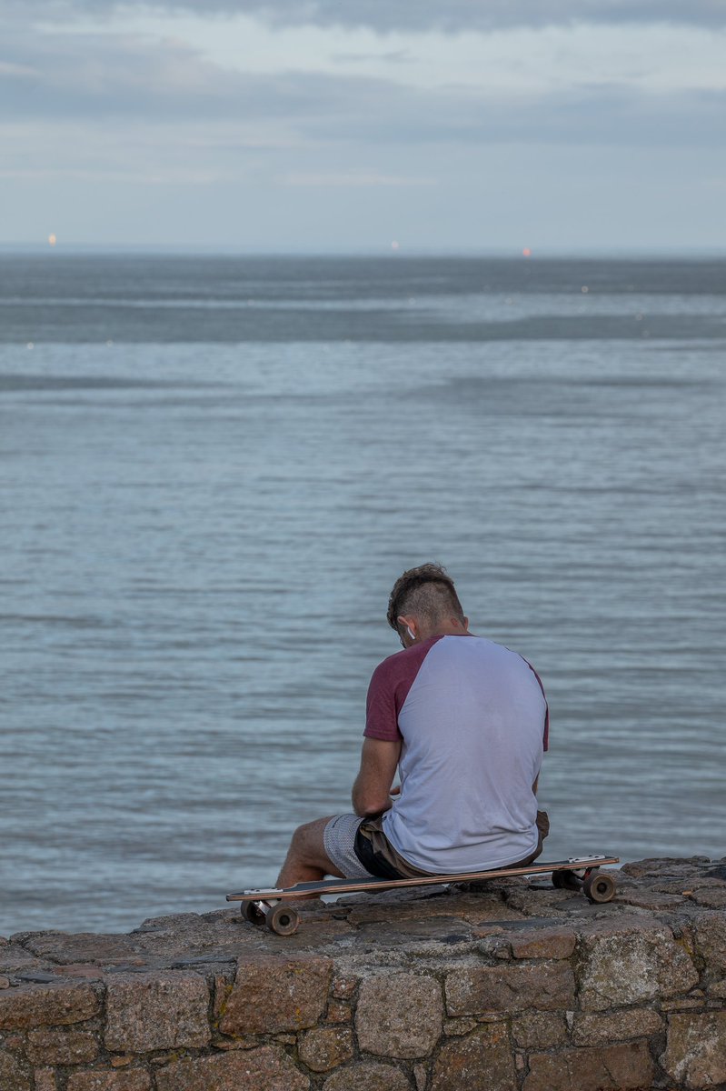 Skater at the beach #streetphotography #jersey