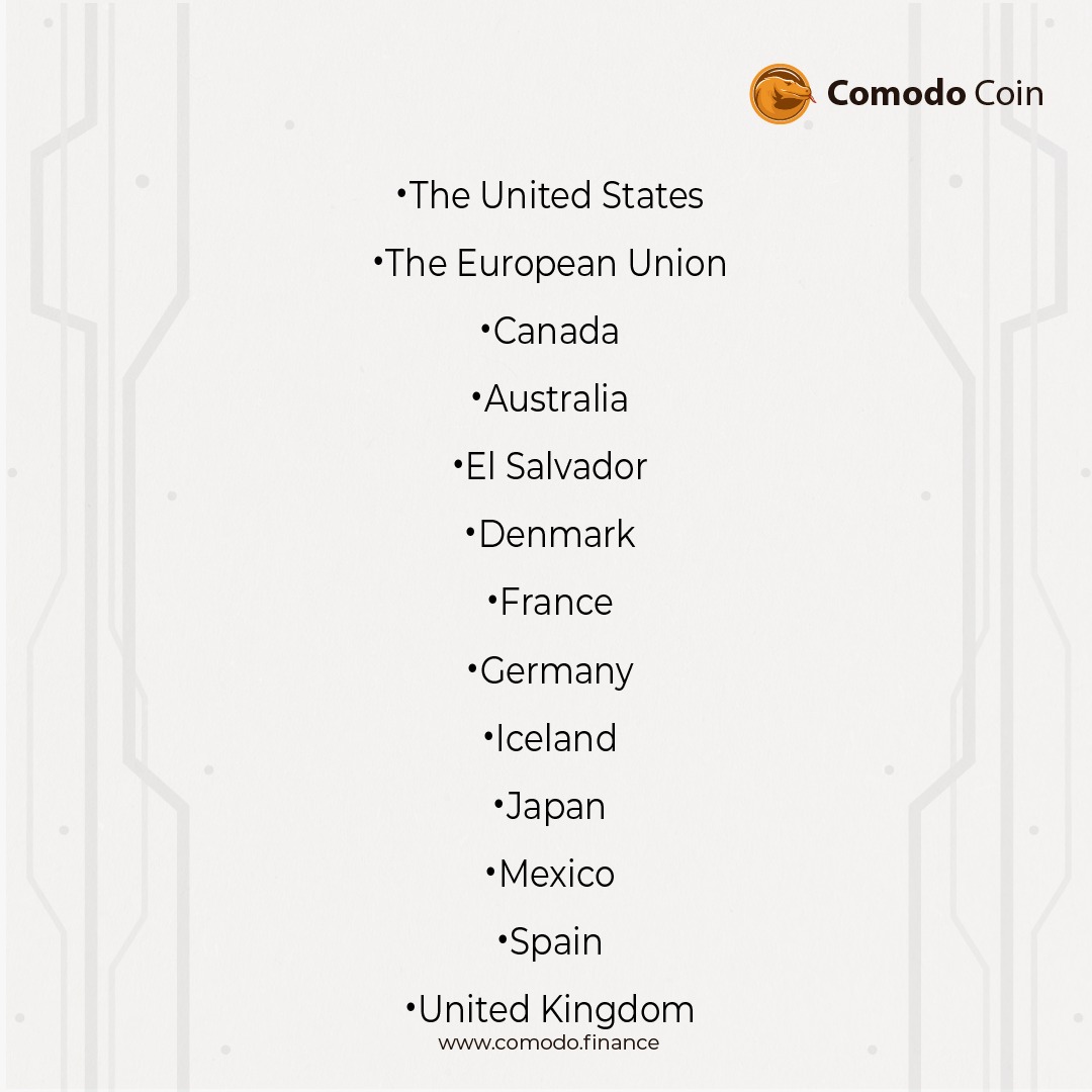 ComodoFinance's tweet photo. #CRYPTOFACTS⚡️ — Countries Where #Bitcoin Is Legal! 🔥

Check the infographic below! 👇

#CMDFacts #CryptocurrencyNews #bearmarket #airdrops #zonabu #lokercot #BTC #breakingnews #lowongankerja #CryptoNews #cryptowinter #DeFi #bone #lunc #indonesia #legaltender #bearmarket https://t.co/T8jZWH3c2z