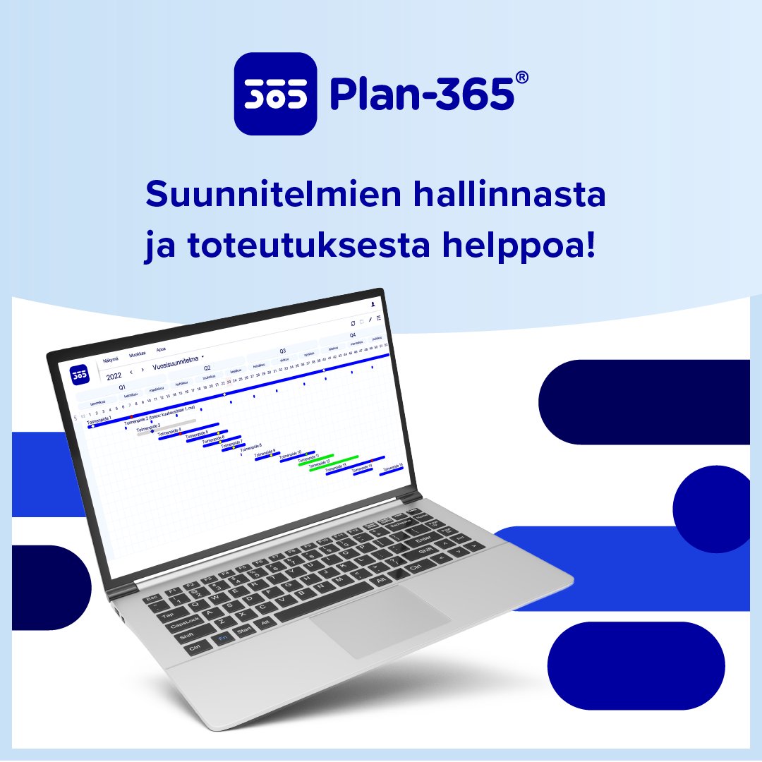plan365com's tweet photo. Plan-365-vuosikello helpottaa suunnitelmien hallintaa ja toteutusta: sen avulla kaikki tiimiläiset näkevät strategian ja toimenpiteet yhdellä silmäyksellä ja reaaliaikaisesti. Lataa veloituksetta – kaikki tiimiominaisuudet käyttöön alk. 49 €/kk. #vuosikello #vuosisuunnittelu https://t.co/1CJi62VUbu