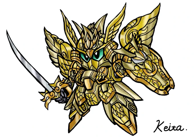 自然の力を感じる…『イーグル精太』COLORver.#SDガンダム#SD戦国伝 