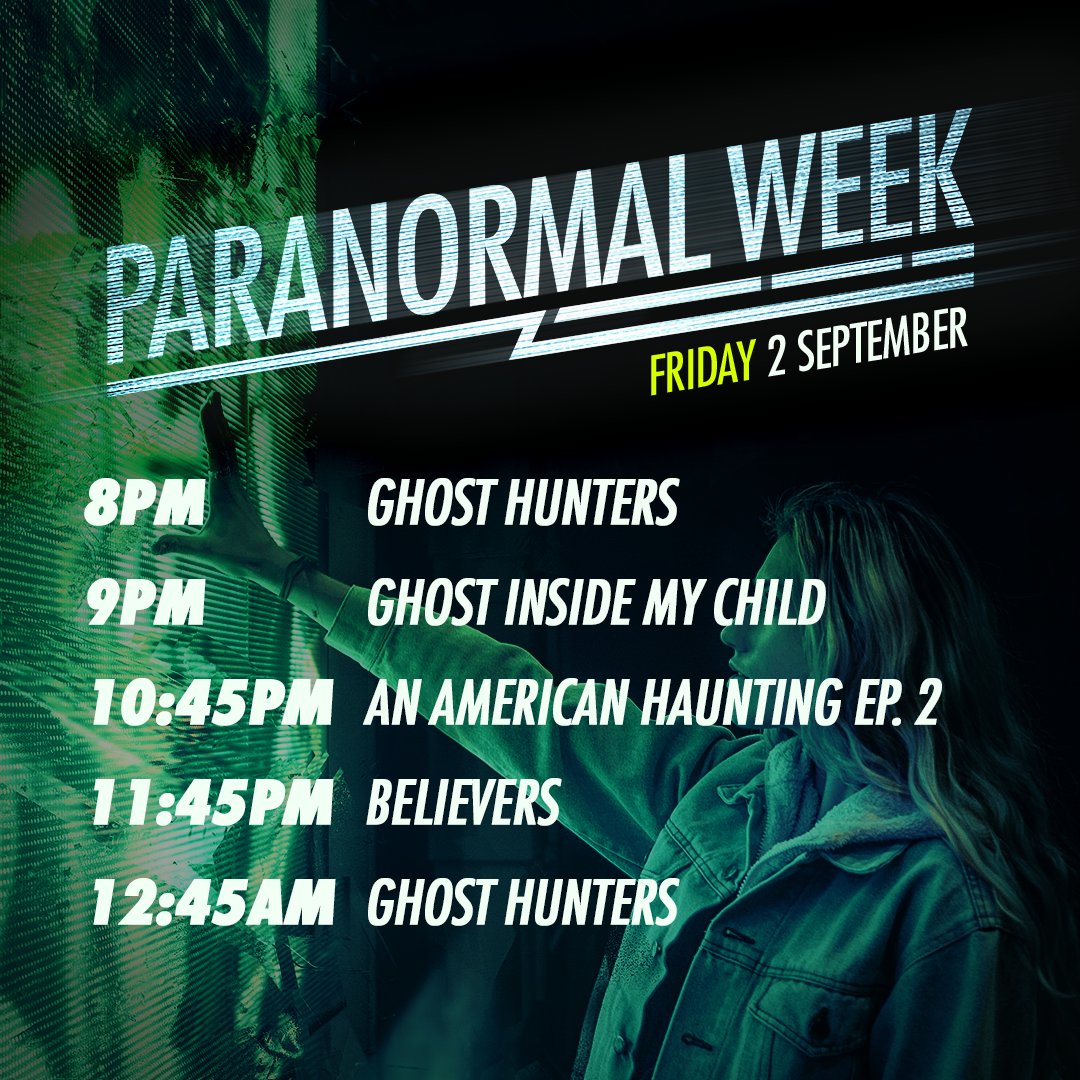 BLAZETVUK's tweet photo. There's no such thing as too much #GhostHunters. #ParanormalWeek👻 https://t.co/NNvrv447kP