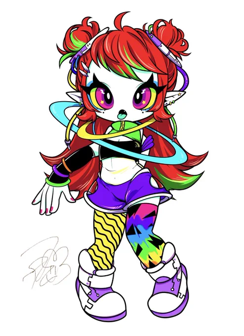 こうみると最近の絵は描き込みも増えていて自分の中のかわいいに近づけて行ってくれててとても嬉しいなあ! 