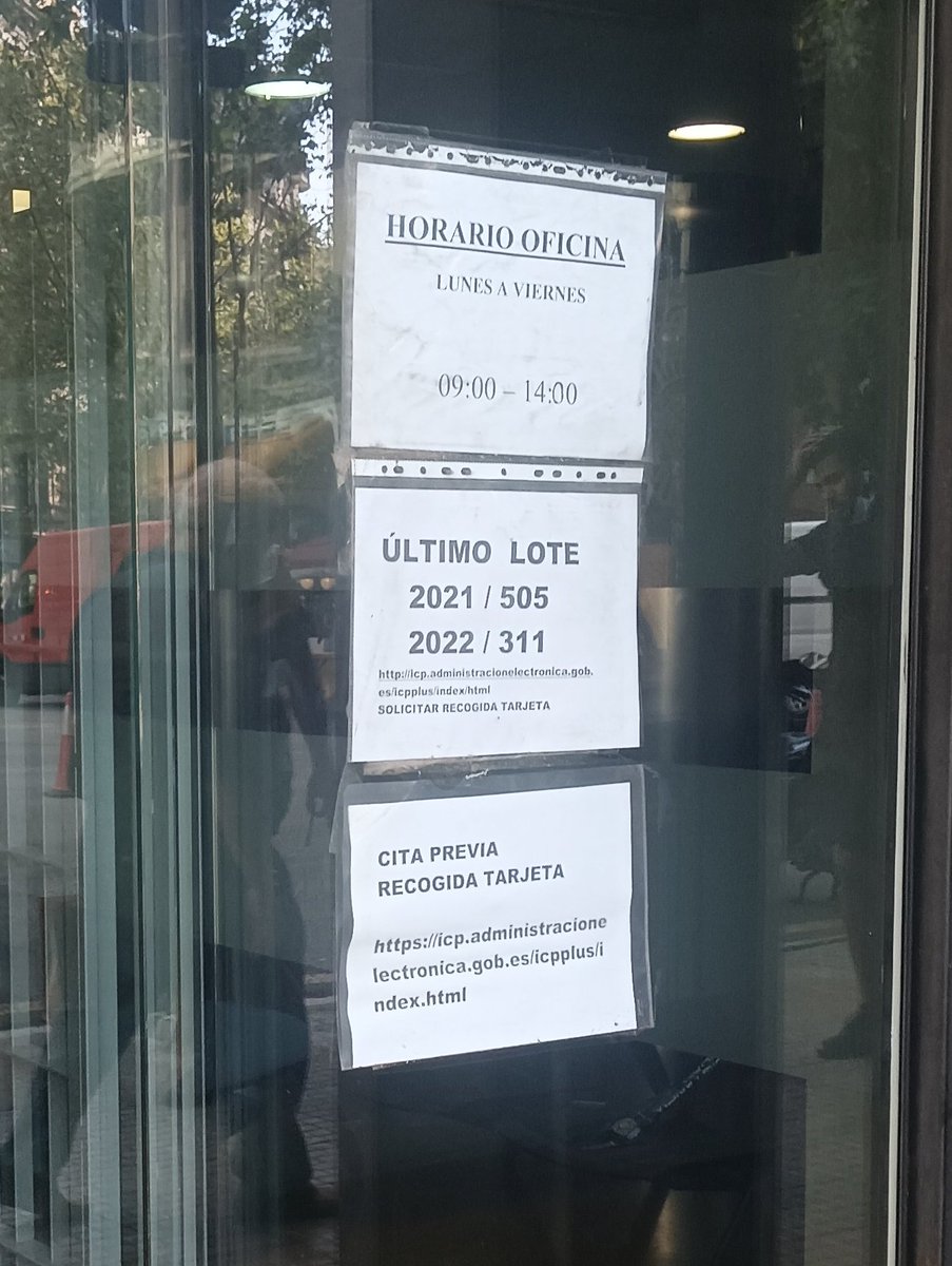 loteniehoy's tweet photo. 🚨🚨 Hoy 30 de agosto el último LOTE NIE en CALLE MALLORCA 213

2021/505
2022/311 https://t.co/ReubvdfBCJ
