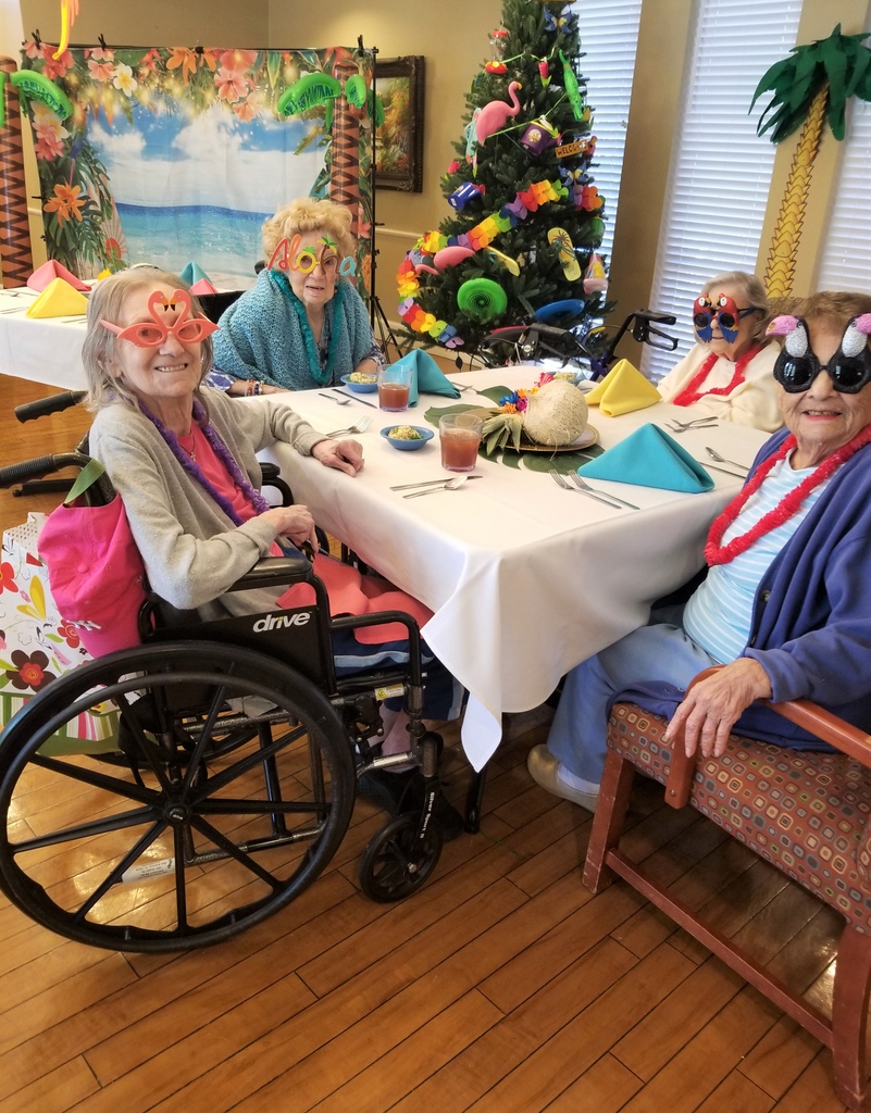 MorningsideM's tweet photo. Keep calm and hula on! 😎 Residents at our Meadows #LongTermCare community held their annual #luau! 🌺 Everyone donned their leis while celebrating in a very tropical way! 🌴 

#SeniorLivingCommunity #SeniorCare #ContinuingCare #ElderlyCare #AgingServices #OlderAdults #latxstrong https://t.co/4F7oEx1gIc