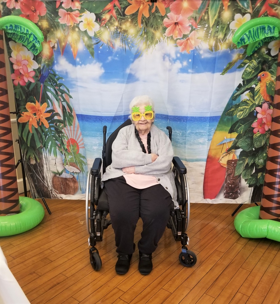 MorningsideM's tweet photo. Keep calm and hula on! 😎 Residents at our Meadows #LongTermCare community held their annual #luau! 🌺 Everyone donned their leis while celebrating in a very tropical way! 🌴 

#SeniorLivingCommunity #SeniorCare #ContinuingCare #ElderlyCare #AgingServices #OlderAdults #latxstrong https://t.co/4F7oEx1gIc