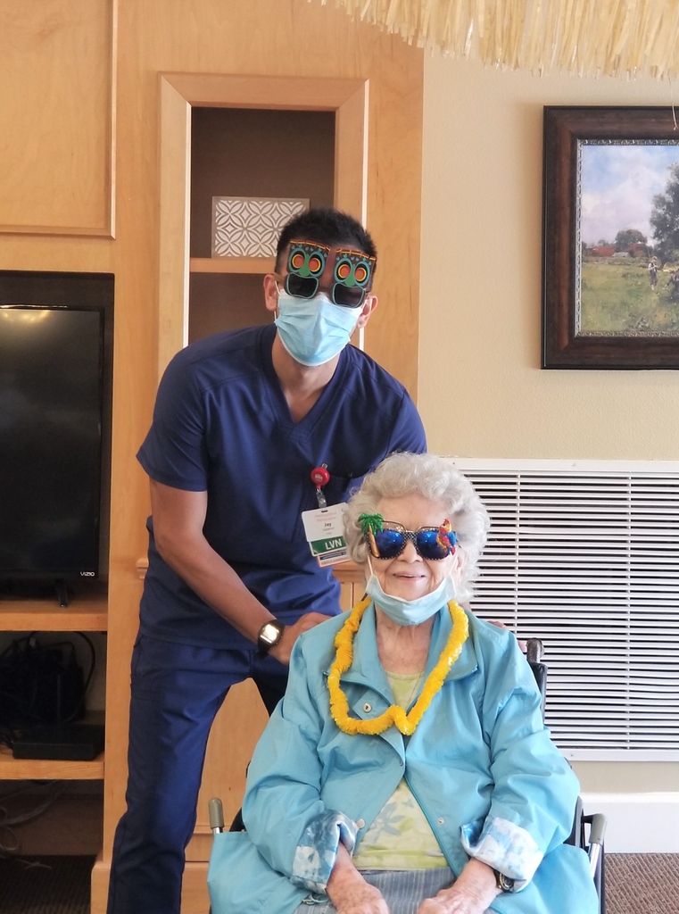 Keep calm and hula on! 😎 Residents at our Meadows #LongTermCare community held their annual #luau! 🌺 Everyone donned their leis while celebrating in a very tropical way! 🌴 

#SeniorLivingCommunity #SeniorCare #ContinuingCare #ElderlyCare #AgingServices #OlderAdults #latxstrong