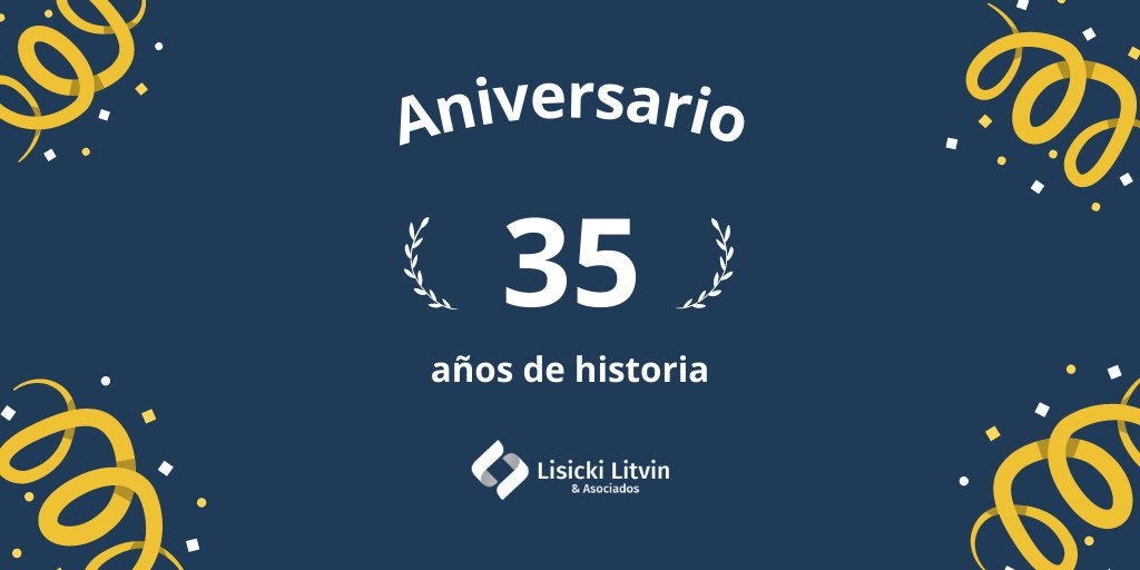 #FelizAniversario 35 años de historia

#LisickiLitvin