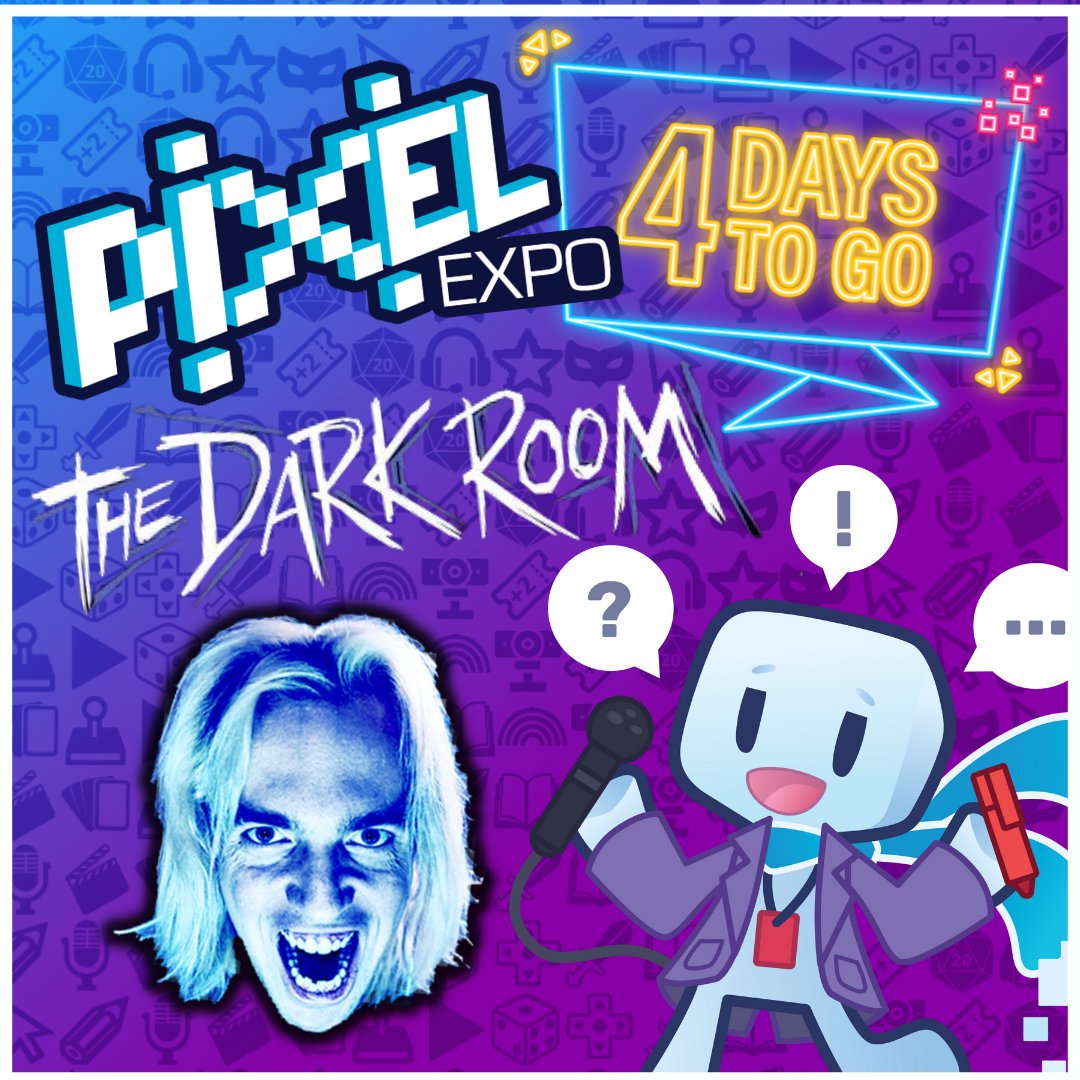 MyPixelExpo's tweet photo. @robbotron is bringing his beautiful face, and his show 'The Dark Room' to Pixel Expo 2022!
Don't forget to buy your tickets for Pixel Expo 2022!
THE DARK ROOM will be closing out Pixel Expo and will be free for all Pixel Expo attendees!
#pixelexpo #mypixel https://t.co/Uvck8xrmlD