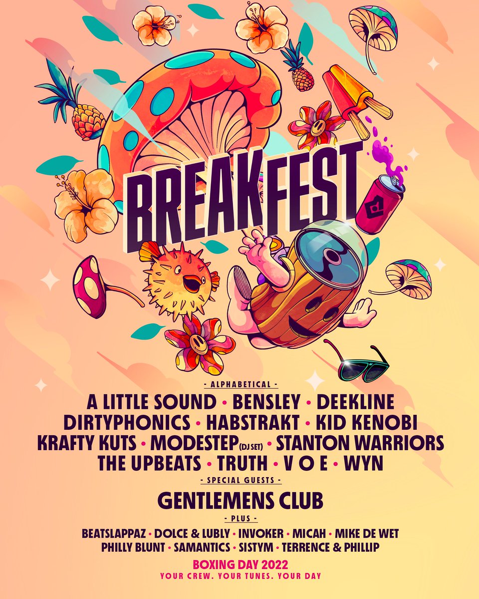 Heading to Australia in December for this amazing Festival <a href="/Boomtick_Events/">Boomtick Events</a> alongside a host of wicked artists <a href="/deekline/">Deekline</a> <a href="/DIRTYPHONICS/">Dirtyphonics</a> <a href="/beatslappaz/">Beatslappaz</a> <a href="/_PhillyBlunt/">Philly Blunt</a> <a href="/theupbeats/">🐍+🐺 (The Upbeats)</a> <a href="/kidkenobi/">Kid Kenobi</a> <a href="/Modestep/">Modestep</a> &amp; more