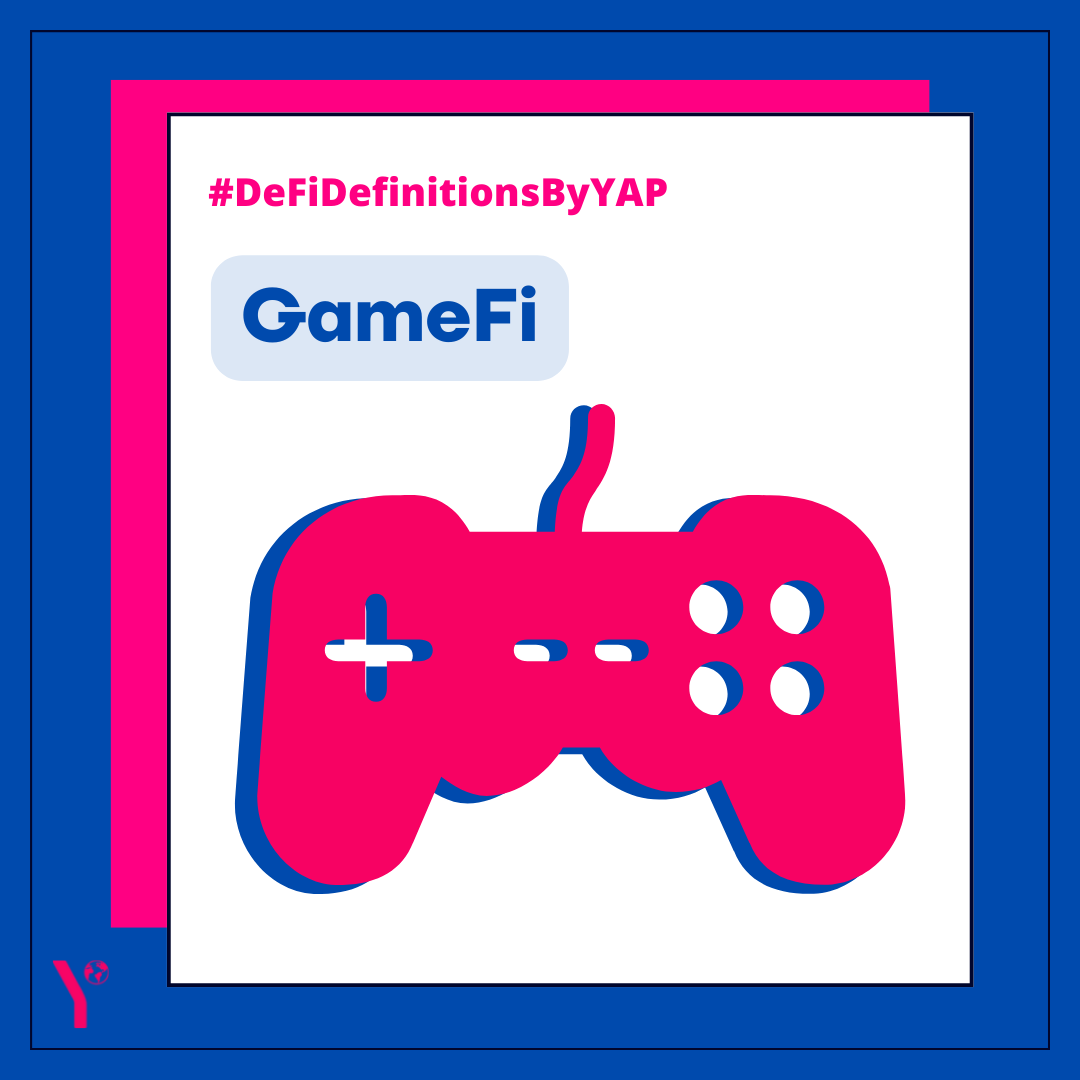 YAPGlobalTeam's tweet photo. GM! Today we're bringing you #DeFiDefinitionsByYAP ๐
What is GameFi? ๐ฎ
This week's definition is written by @CheongCJ1 for the 33rd edition of our weekly newsletter, The Context ๐
Read the full newsletter here: https://t.co/XJr3hP2I6L
#level39 https://t.co/auJnuRpCkw