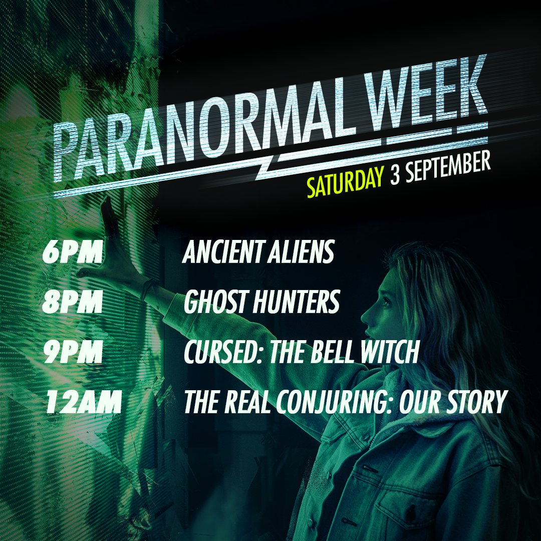 BLAZETVUK's tweet photo. We hope you have a spooky weekend! #ParanormalWeek👻 https://t.co/4EdQTPLDwc