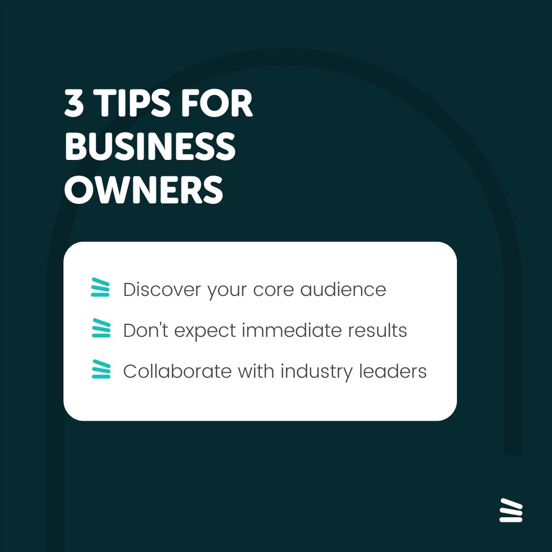1. Find an engaged audience that LOVES your product and tend to them well
2. Don't expect immediate results-resilience is key
3. Leverage your network! Collaborate with influential companies and people in your space to gain reach and credibility
#Africafintech #SME