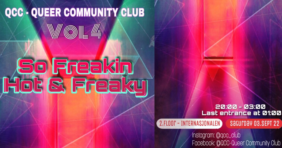 Lørdag på internasjonalen blir det UV lys skeiv fest!!! Woop woop