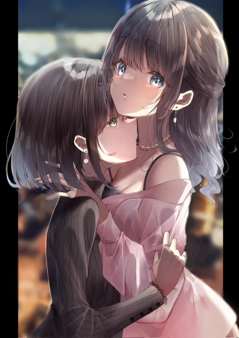 #今月描いた絵を晒そう #創作百合今月あんまり時間とれなかったから来月頑張る 