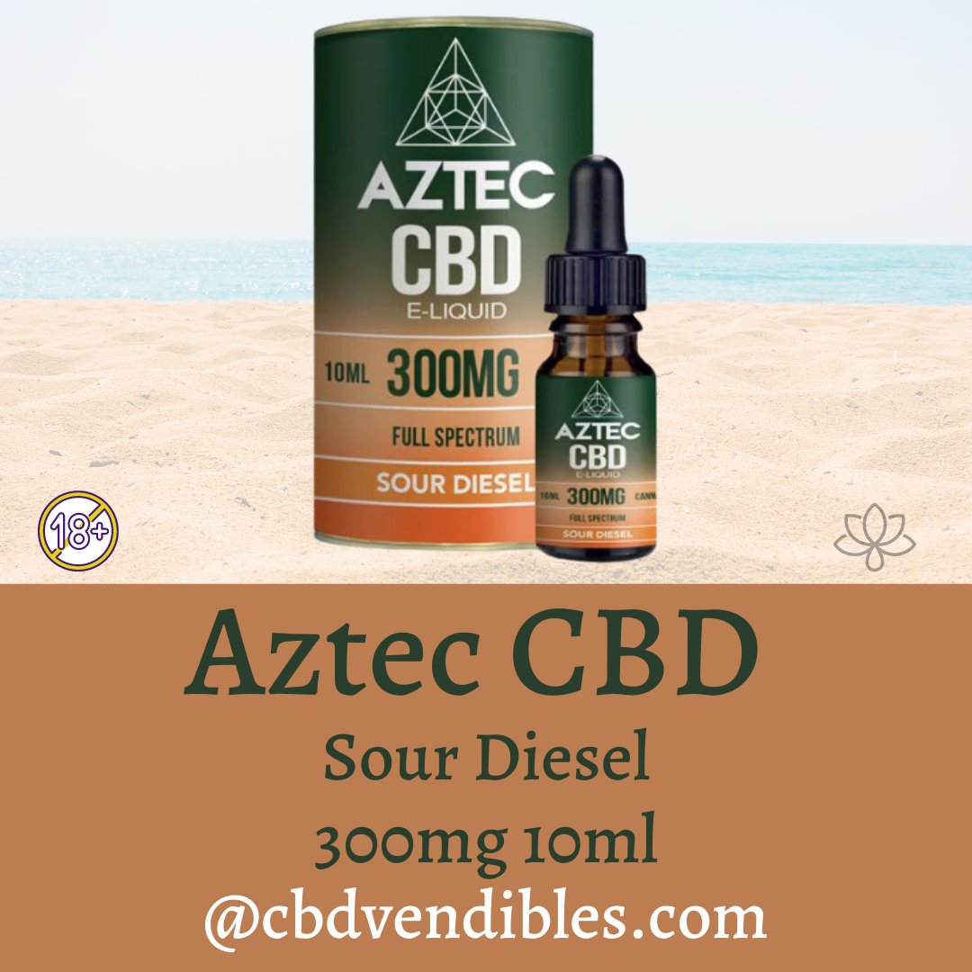 cbd_vendibles's tweet photo. Aztec CBD Sour Diesel
https://t.co/8h3NQgcS1O
Sour Diesel By Aztec CBD is a high quality hemp e-liquid featuring the delicious flavours of the classical cannabis strain Sour diesel minus the THC.
#cbd #cbdhealth #azteccbd https://t.co/i3rWV8r96U