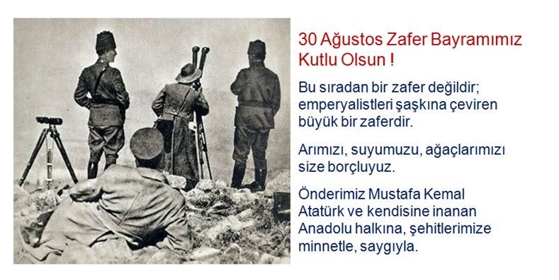 #30AgustosZaferBayrami Kutlu Olsun !