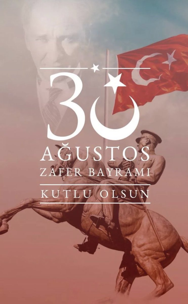 parmakkap's tweet photo. 30 Ağustos Zafer Bayramı’mızın 
100. yıl dönümü kutlu olsun 🇹🇷 https://t.co/9H22UaqOyh