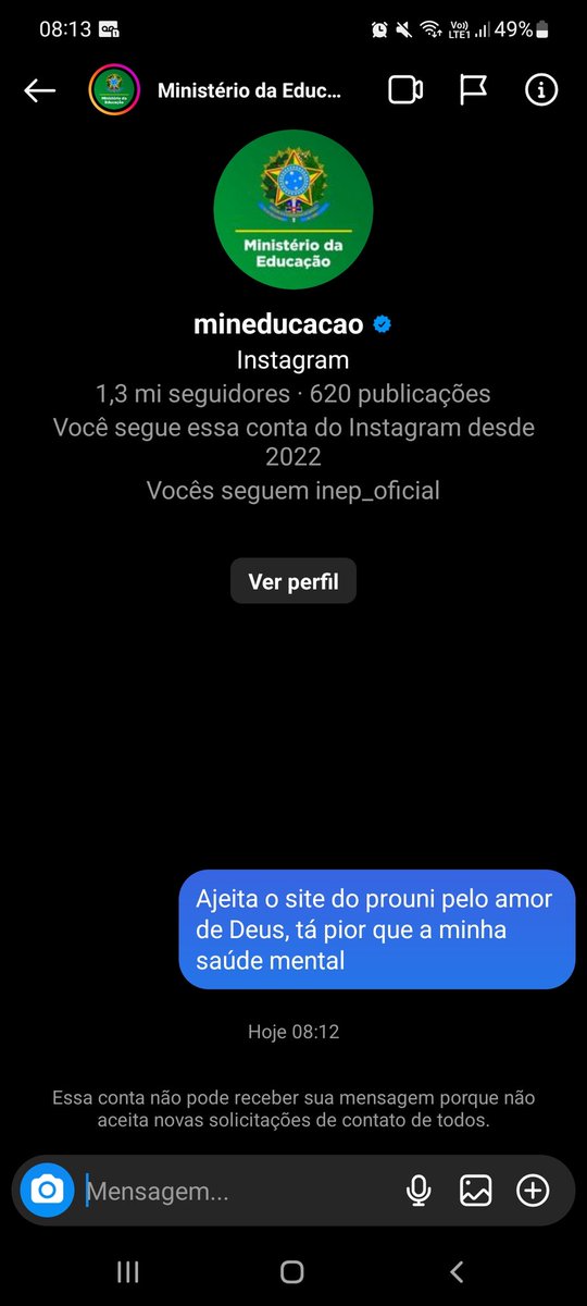 BemCold's tweet photo. Tive que apelar pra o lado pessoal,  não ta dando mais, Prouni já levou toda a minha paz em um dia, INFERNOOOOOOOOOOOOOOO https://t.co/1OTJThQba2