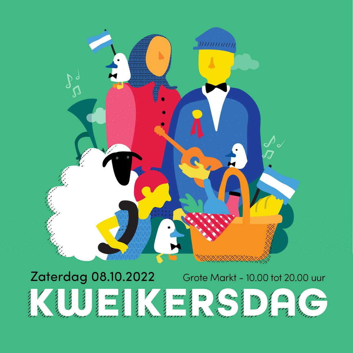 Maak je klaar om op 08/10 de Tiense feestdag te vieren! 💙 Voortaan op een zaterdag zodat nog meer mensen op de Kweikersdag kunnen meefeesten. Ontdek het volledige programma en een oproep voor verenigingen en standhouders op kweikersdag.be. 
#thuisintienen