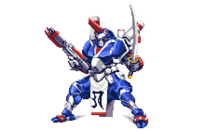 [メガCD]電忍アレスタ#COMPILE #ドット絵 #pixelart 