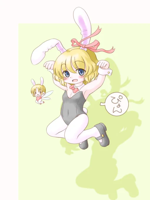 #今月描いた絵を晒そう今月から絵を描く時間が少なくなったけどバニーと水着はちゃんと描いた 
