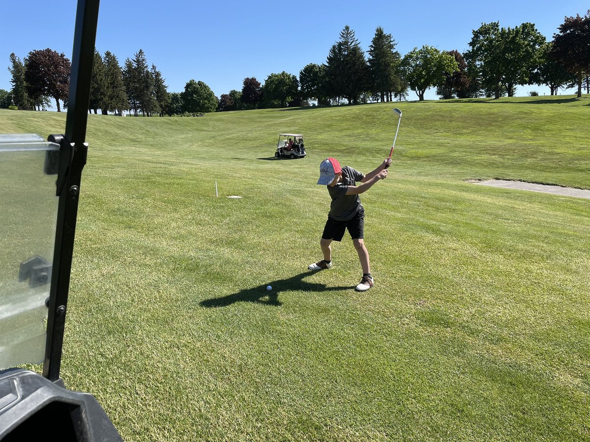 sbarrett11's tweet photo. With what seems like one swing of the club, u went from 1 to double digits.  Happy 10th Birthday pal!! https://t.co/SYN1G0OzIV