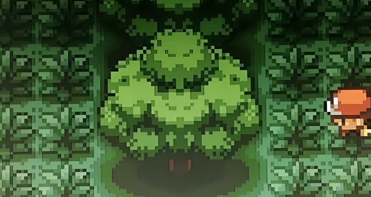 GamerZeira's tweet image. A árvore de Pokemon Fire Red parece um cara mostrando os músculos... não consigo desver