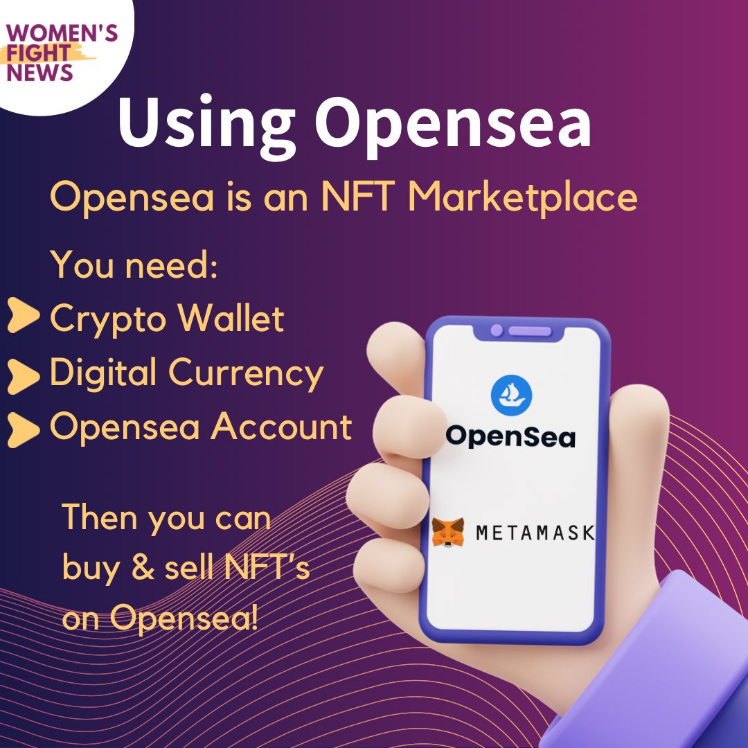 WomensFightNew1's tweet photo. How to buy NFT’s on @opensea 👊

@MetaMask 
#boxingnfts #boxingqueens #nfts https://t.co/W2P1g17sH0