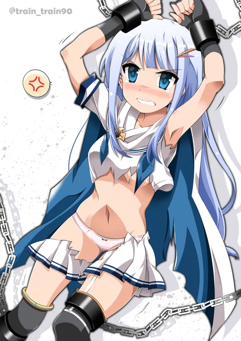 つむつむのお腹はえっちだって…前から言って…こんな絵を… 