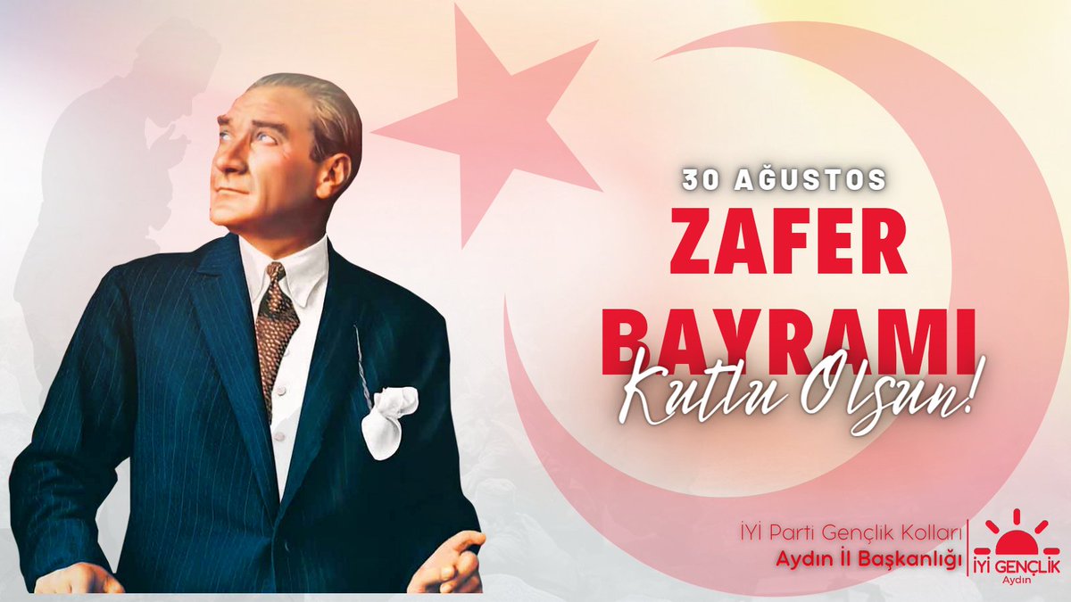 iyigenclik_09's tweet photo. Türk'ün büyük zaferi, "keşke yunan kazansaydı" diyenlerin soysuz soylarını ülkeden bertaraf ettiğimiz zaferimizin yıldönümünde bayramımızı kutluyoruz. 

Başta Gazi Mustafa Kemal Atatürk olmak üzere bağımsızlığımızı borçlu olduğumuz tüm kahramanlarımıza minnetle... https://t.co/27BIUOdY3J
