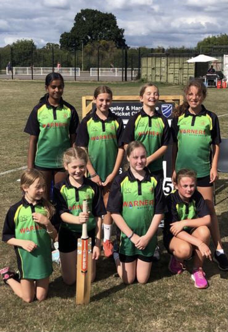 Congratulations to our girls Under 11’s team who have become county champions🥇They beat <a href="/Qued_hardcc/">Quedgeley & Hardwicke CC</a> in the semi final by 83 runs and then <a href="/GoldenHillCC/">Golden Hill Cricket Club</a> in the final by 9 runs. A truly great effort by the whole squad including those who missed out yesterday 👏👏👏