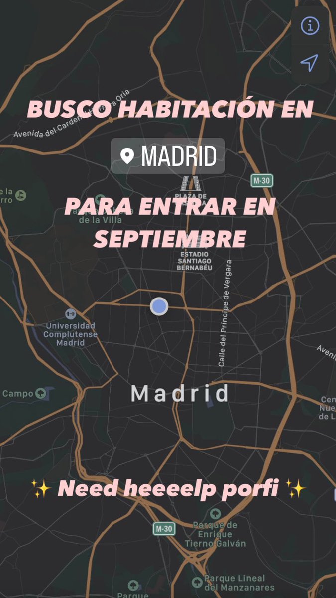 AlenRomero97's tweet photo. Busco habitación en Madrid centro max 400€ soy la persona más maja de esta comunidad autónoma un beso ✨💗 https://t.co/bbBNawhXvb