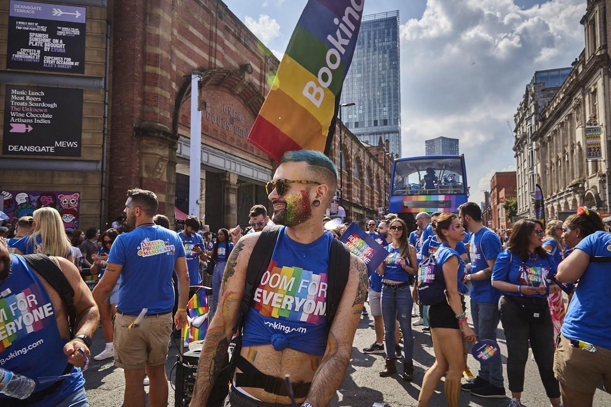 sandra_petschar's tweet photo. We are proud to call Manchester home and couldn't miss out on being a part of one of the UK’s biggest and most-loved Pride events this past weekend! https://t.co/Ofvoio3MDI